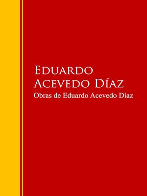 cover image of Obras de Eduardo Acevedo Díaz